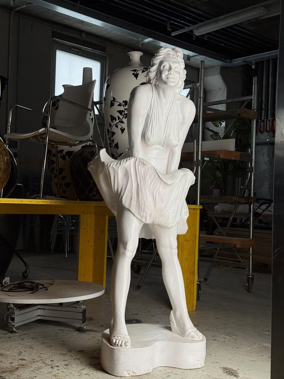 Scultura in gesso Marilyn Monroe